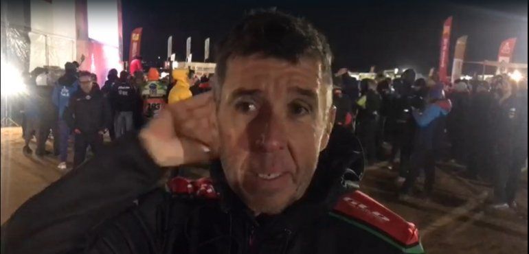 El Pato Silva manifestó sus sensaciones luego de terminar la cuarta etapa del Dakar 2023.