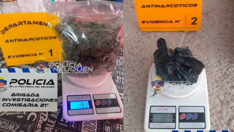 Los allanaron por tirotear una casa y les encontraron droga