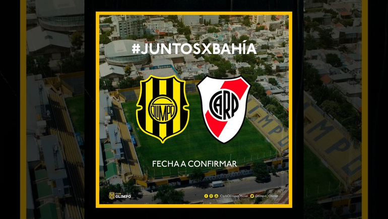 el presidente de River se ofreció para organizar un amistoso con el plantel de primera para recaudar fondos para los damnificados por el temporal de Bahía Blanca.