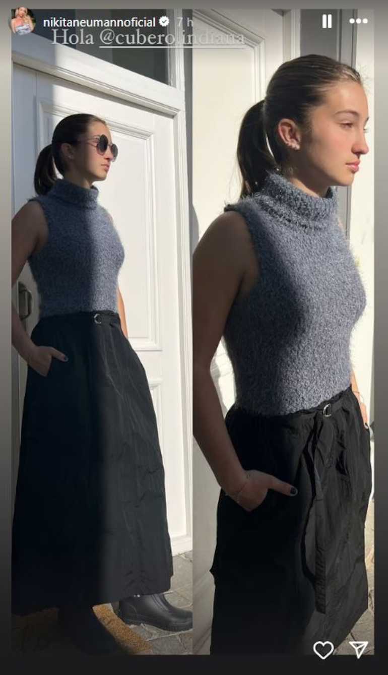 El posteo de Nicole Neumann. El posteo de Nicole Neumann.