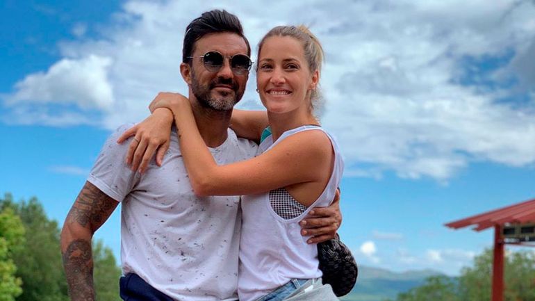 Mica Viciconte y su pareja, Fabi&aacute;n Cubero