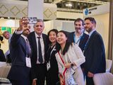 Horacio Marín, junto con el equipo de Wison, empresa china que podría construir dos buques licuefactores.