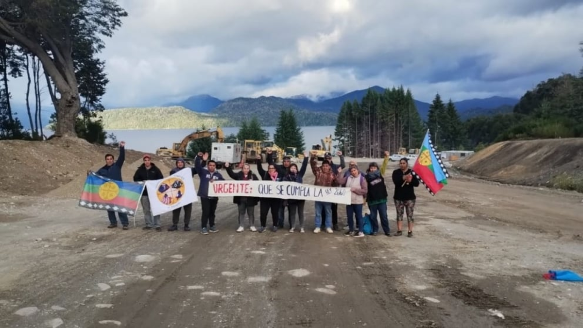 Mapuches esperan los mapas de su territorio para liberar una obra vial en La Angostura