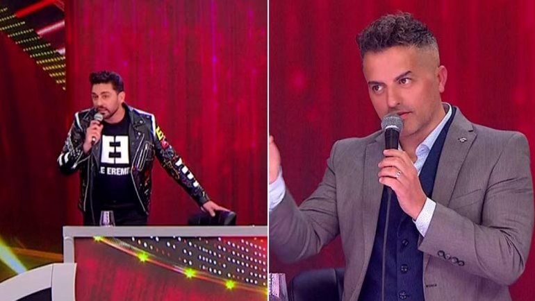 Hernán Piquín amagó con irse del jurado y De Brito lo ubicó: Mirá que se sienta otro enseguida