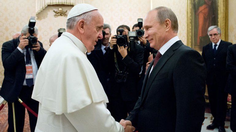 Francisco recibió a Putin por tercera vez