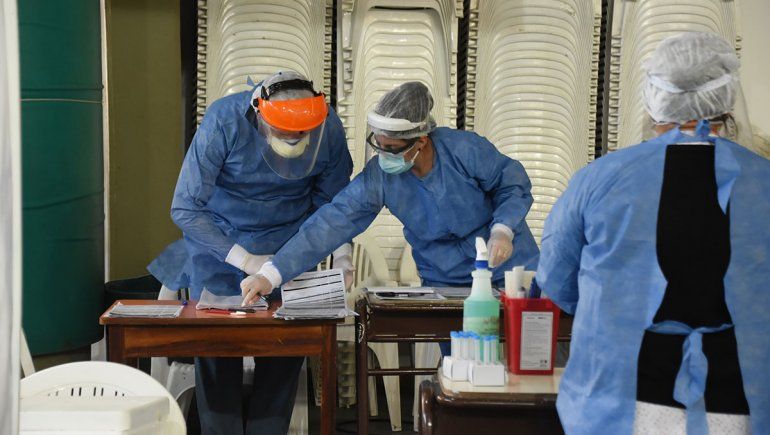 El DetectAR para hacer hisopados se muda del colegio San Martín