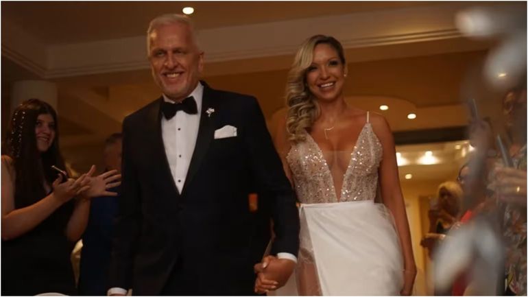 Las fotos del inesperado casamiento de Andrés Nara con su nueva novia