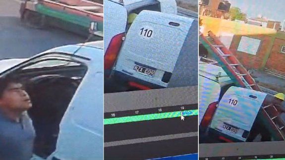 Video: se hizo pasar por personal de Calf y robó luminarias Led frente a los vecinos