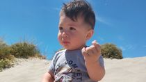 Elías Ríos, el bebé que murió en el choque en Puerto Madryn. Elías Ríos, el bebé que murió en el choque en Puerto Madryn.