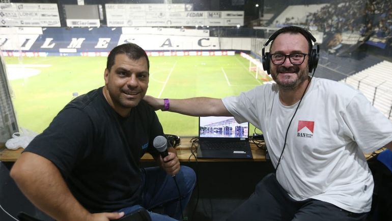 La transmisión de LU5. Foto: Fabián Ceballos. La transmisión de LU5. Foto: Fabián Ceballos.