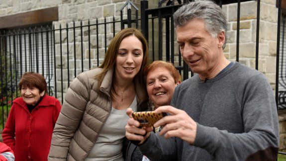 El Presidente estuvo en la localidad entrerriana de Villa Paranacito.