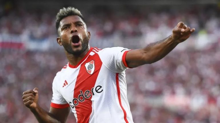 Miguel Borja, el gran goleador de River en el 2024 Miguel Borja, el gran goleador de River en el 2024