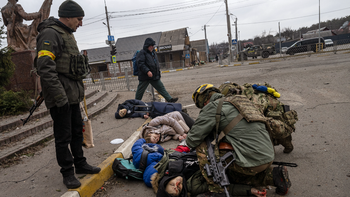 Odesa: Zelenski acusó a los rusos de terrorismo