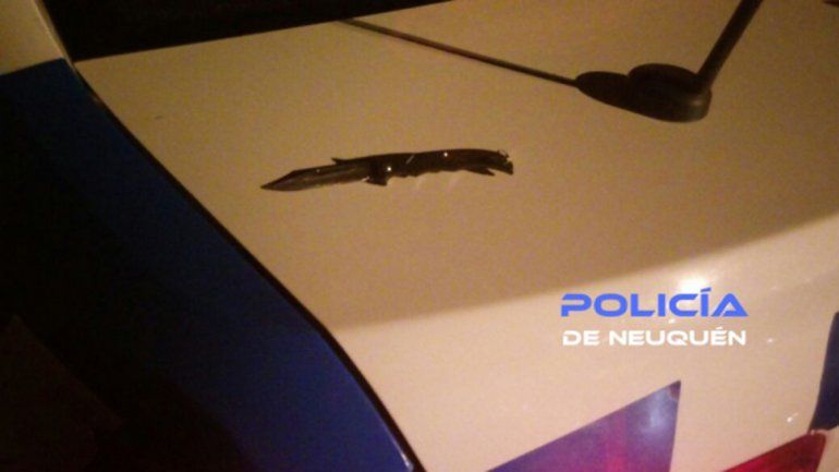 La navaja que los efectivos le sacaron al adolescente.