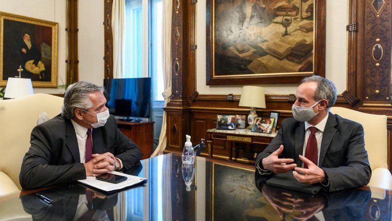 Alberto Fernández y Hugo López-Gatell | Foto: @HLGatell