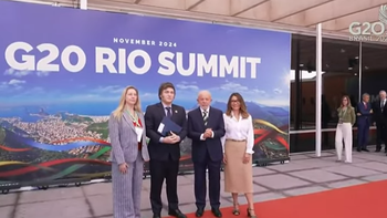 Frío saludo de Milei con Lula en la cumbre G20