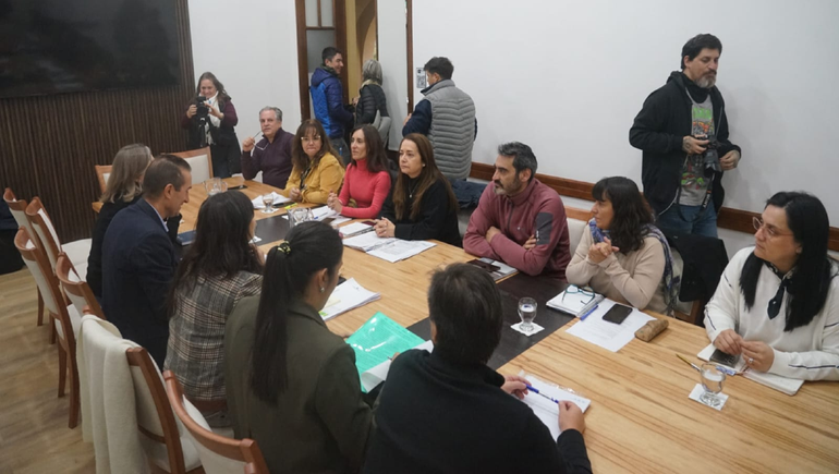 Los ministros Jorge Tobares y Soledad Martínez