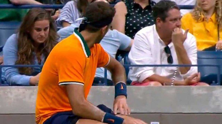 El enojo de Del Potro con un hincha que lo distrajo en pleno punto