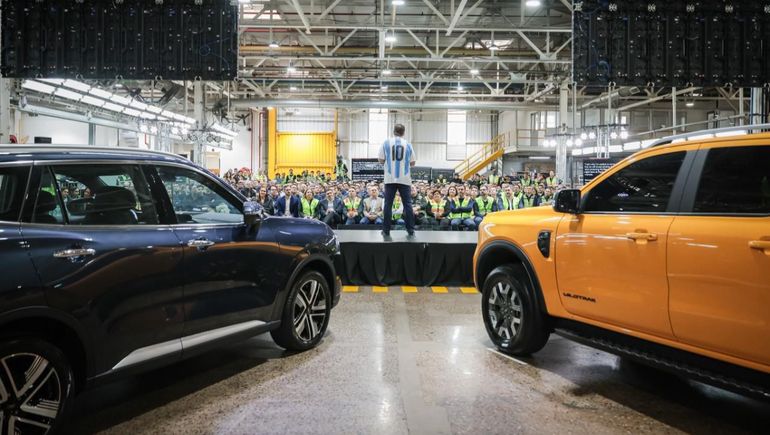 Jim Farley, CEO de Ford Motor Company, en la planta de General Pacheco. Jim Farley, CEO de Ford Motor Company, en la planta de General Pacheco.