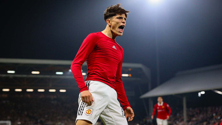 El guiño de Garnacho a Boca que enloqueció a los hinchas