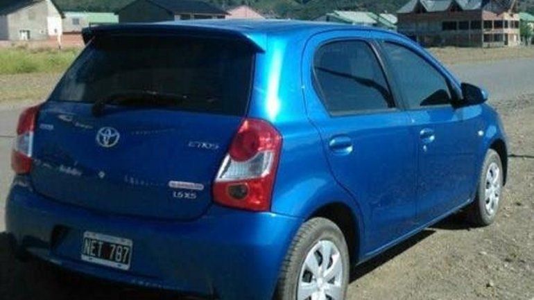 El Toyota Etios apareció en Neuquén en menos de 24 horas.
