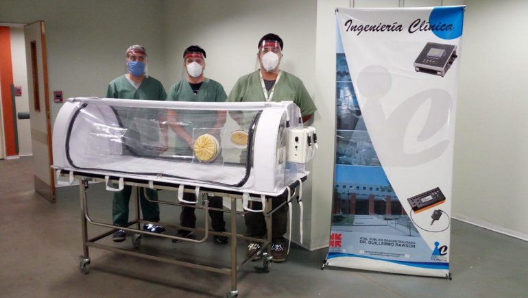 Avance contra el COVID-19: San Juan presentó una innovadora cápsula