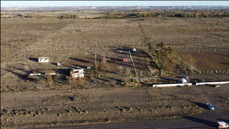 La escuelita La Terraza funcionaba en un predio sobre la ruta 25