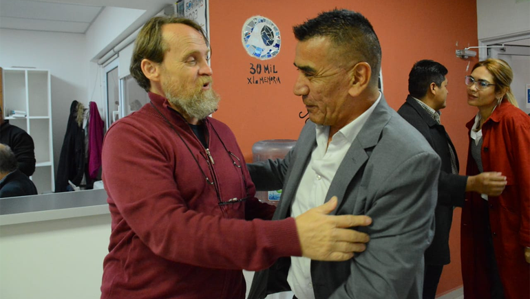 De campaña, Rioseco se reunió con la cúpula de ATEN