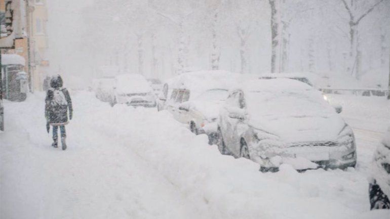 Una nevada récord paraliza Estocolmo