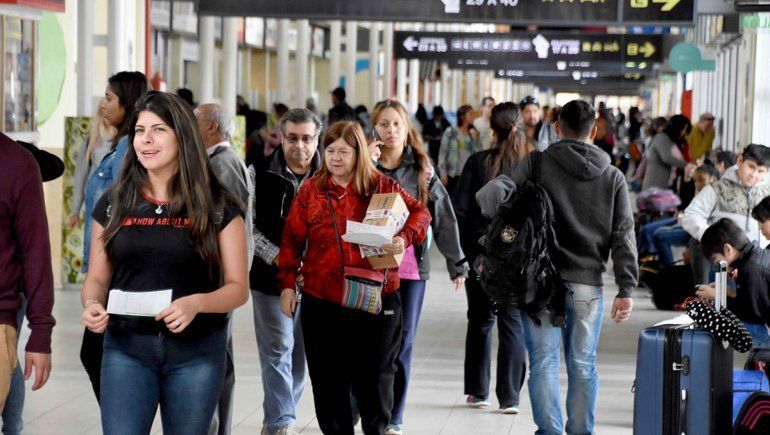 La crisis no afectó la actividad de la terminal de micros