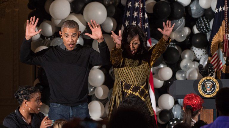 De terror: los Obama bailando Thriller en Halloween