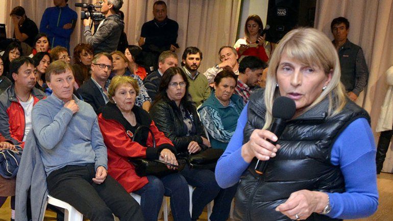 Alma Chani Sapag estuvo ayer en Villa La Angostura y Cutral Co.