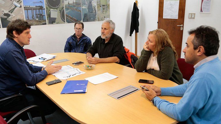 Analizaron con el EPAS el avance de las obras de cloacas