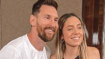 el picaro cruce de miradas de lionel messi y sofi martinez en la gala del balon de oro el picaro cruce de miradas de lionel messi y sofi martinez en la gala del balon de oro