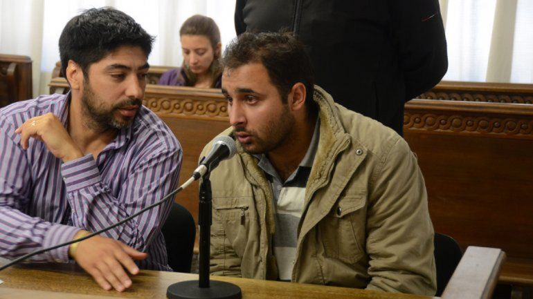 Julio Braian Costich en una de las audiencias que afrontó por las estafas.