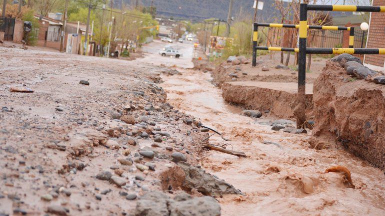Rincón de los Sauces fue blanco de una tormenta convectiva hace pocos días.