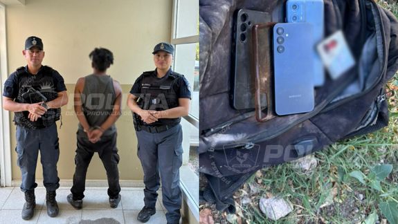 Detuvieron a un ladrón tras asaltar a dos adolescentes que pasaban la tarde en un canal