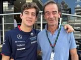 Franco Colapinto y su papá