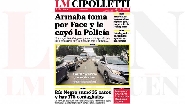 Mirá la edición impresa de LM Cipolletti