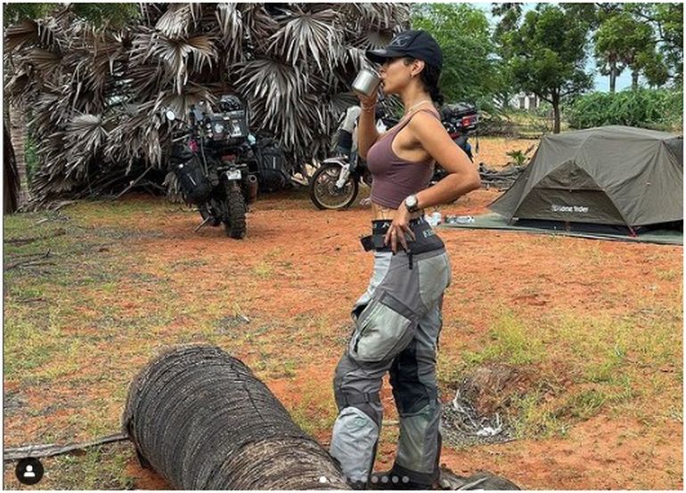 Fernanda, en viaje por India. Fernanda, en viaje por India.