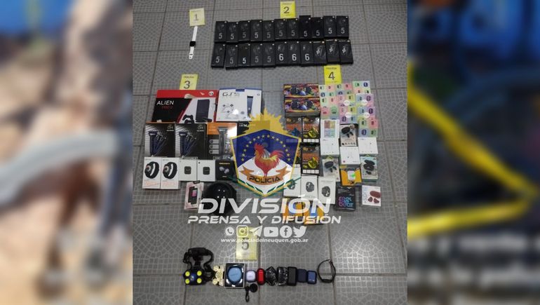 Saqueó un local de electrónica en Cutral Co y lo ubicaron al día siguiente