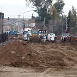 Cómo se aceleró el viaducto de la Gran Avenida de Neuquén con la incorporación de la nueva pilotera.