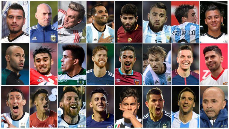 Acá están, estos son... los 736 jugadores del Mundial