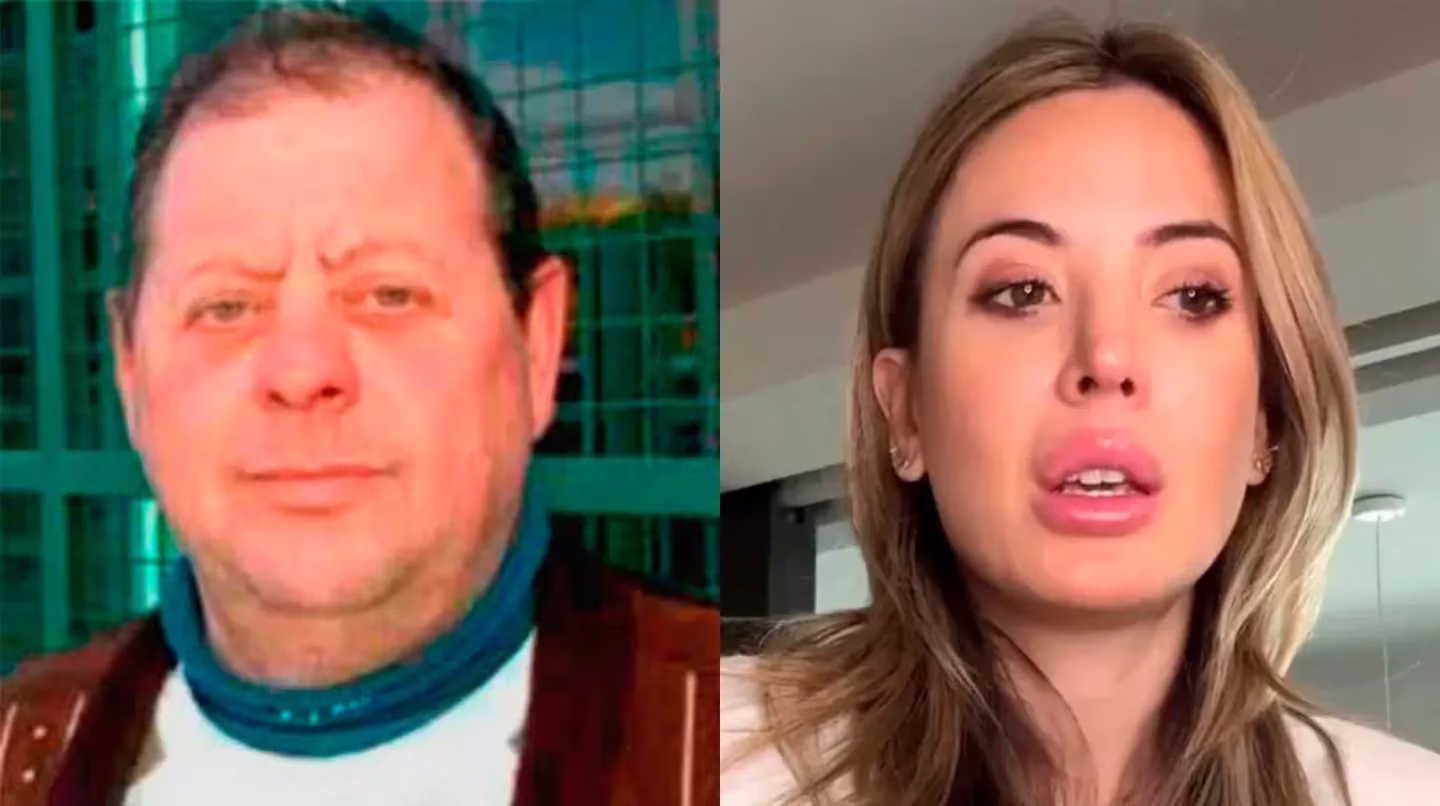 Jésica Cirio y su padre.