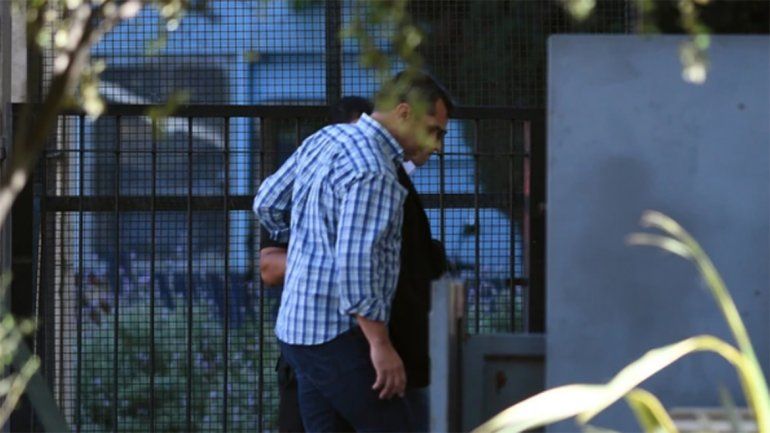 Diego Lagomarsino entrando a Comodoro Py.