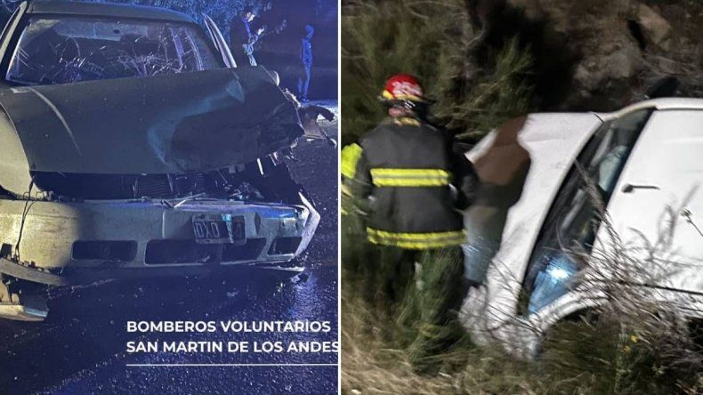 Choque frontal entre una camioneta y un auto en plena Ruta 40 | LM Neuquen Choque frontal entre una camioneta y un auto en plena Ruta 40