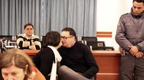 Pablo Sanz, ex director de Fiscalización de Planes Sociales, junto a su actual pareja, Isabel Montoya, también imputada en la causa.
