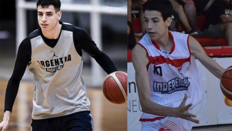 Manu con la selección y con el club que lo formó&nbsp;