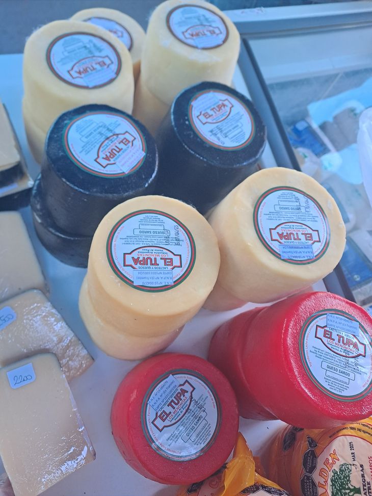  Los productos elaborados por la colonia menonita de Nueva Galia, San Luis.