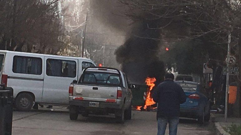 El Municipio volvió a multar a ATE por incendiar un contenedor
